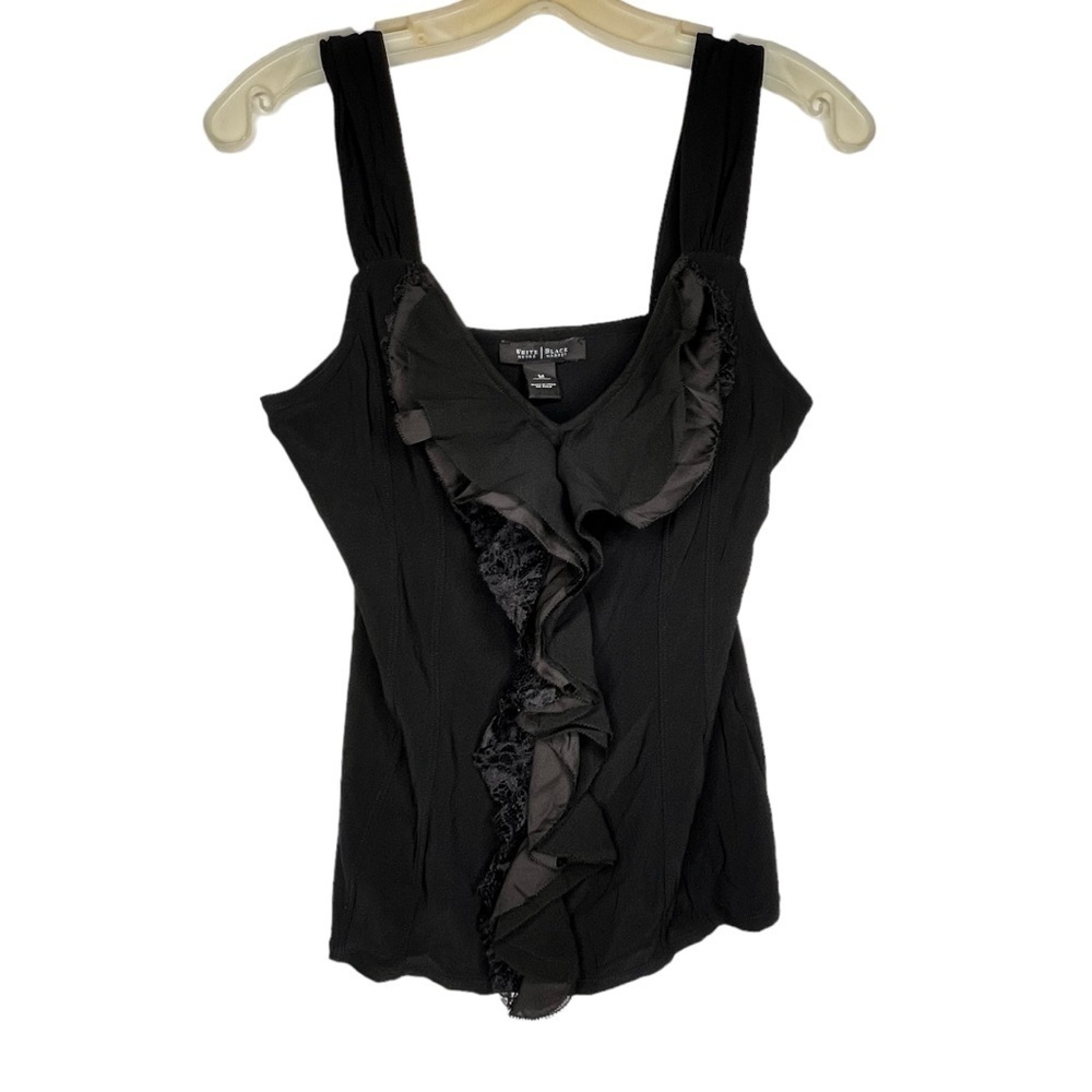 White House Black Market Black Camisole Top